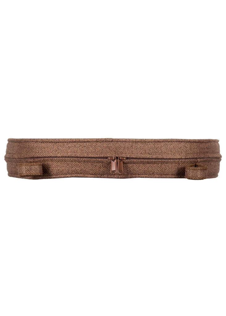 Light Brown with Light Brown Piping 2.5" Thick Chair Cushion - Premium Cushions