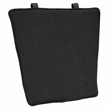 Black 1" Thick Fabric Ballroom Chair Back Cushion