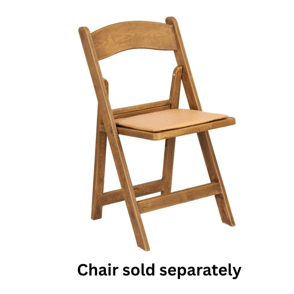 Brown Resin Folding Chair Rattan Cushion Replacement