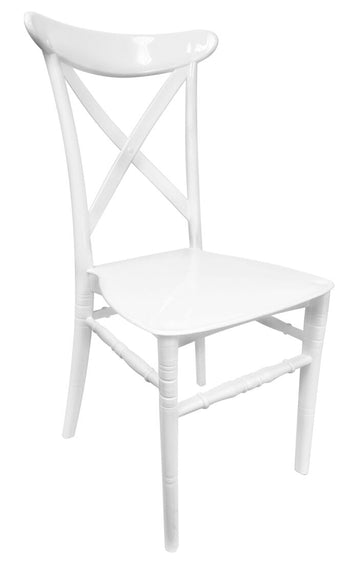 Classic Resin Cross Back Chair
