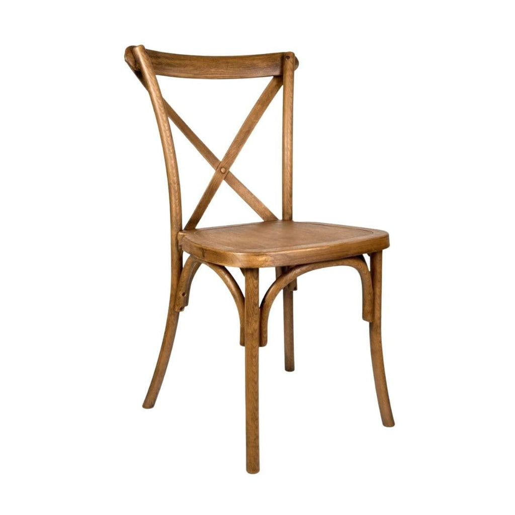 Steel-Core Cross Back Chair