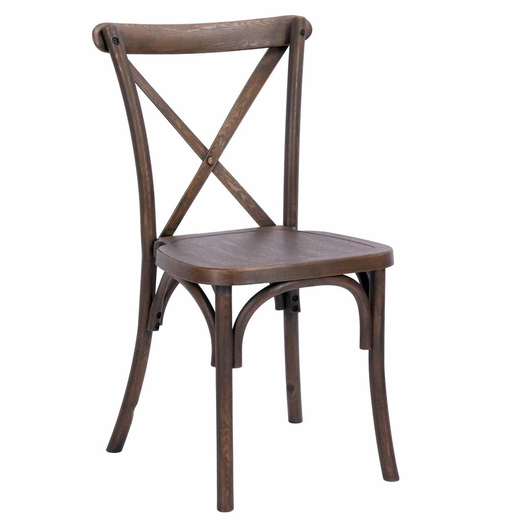Steel-Core Cross Back Chair
