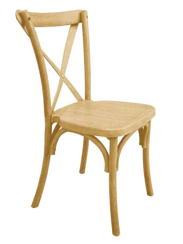 Steel-Core Cross Back Chair