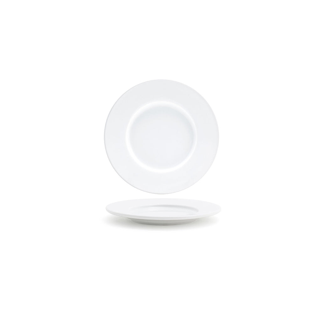Monaco Superwhite Round Porcelain Plate