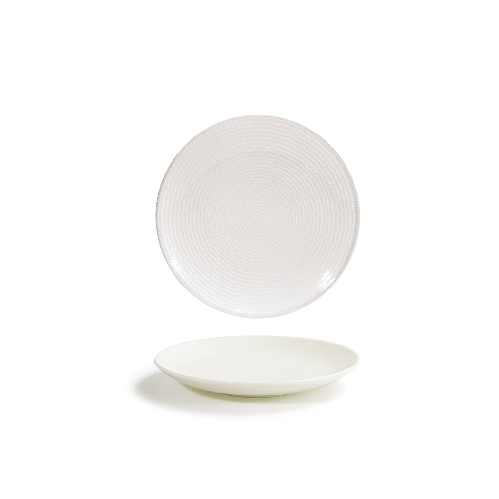 Round Coupe Plate - Pearl