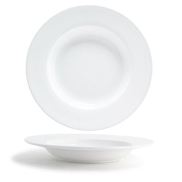 Monaco 20 oz Superwhite Round Porcelain Bowl - Case of 6