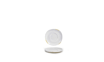 4.5" Saucer - Ash (Sold in case pack of 12)