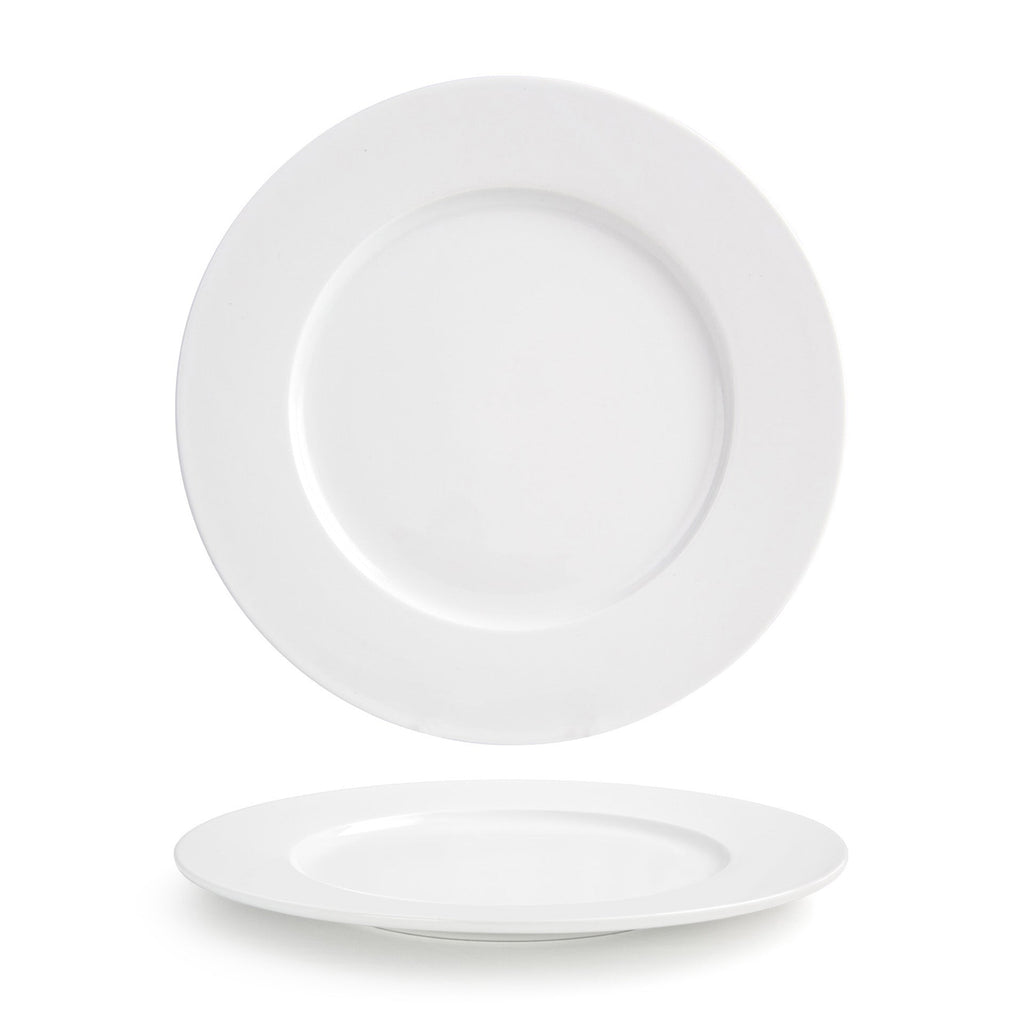 Monaco Superwhite Round Porcelain Plate