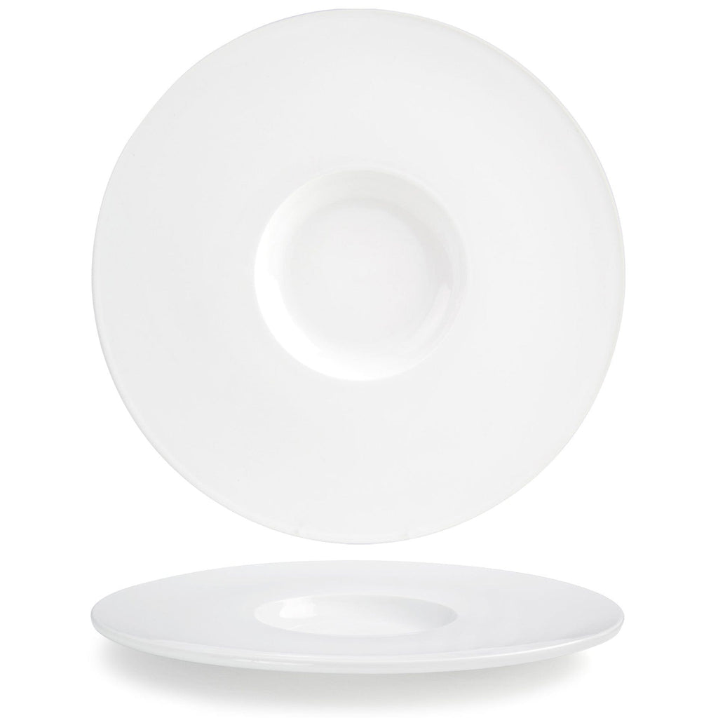 Monaco Superwhite Round Porcelain Plate