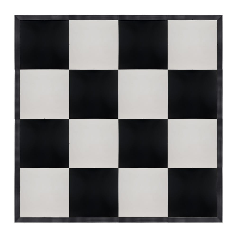 Black & White Portable Dance Floor