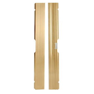 Classic Gold Aluminum Dance Floor Straight Edge Male Rail with Camlock