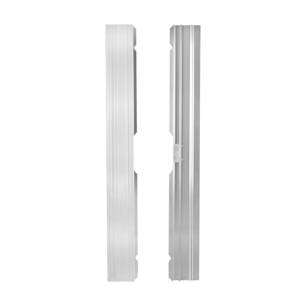 12' x 12' White Portable Dance Floor with Silver Edge Trim