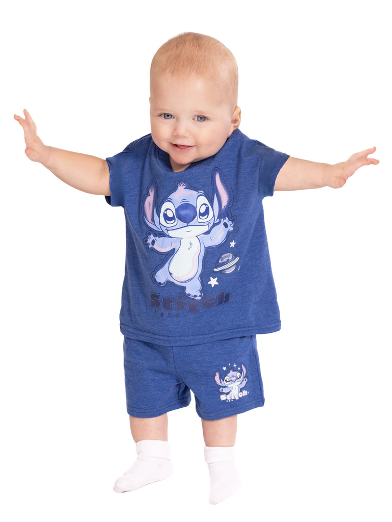 Baby Boys Allover Print Short Sleeve Tee and Shorts Set, 2-Piece