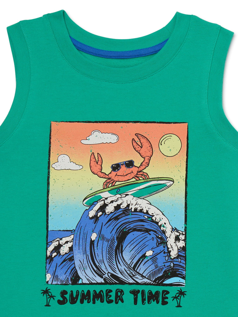 Toddler Boys Tank Top and Shorts Set, 2-Piece