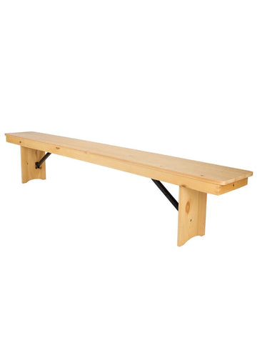 8 Foot (96″ x 12″) Rectangle Farmhouse Table Bench