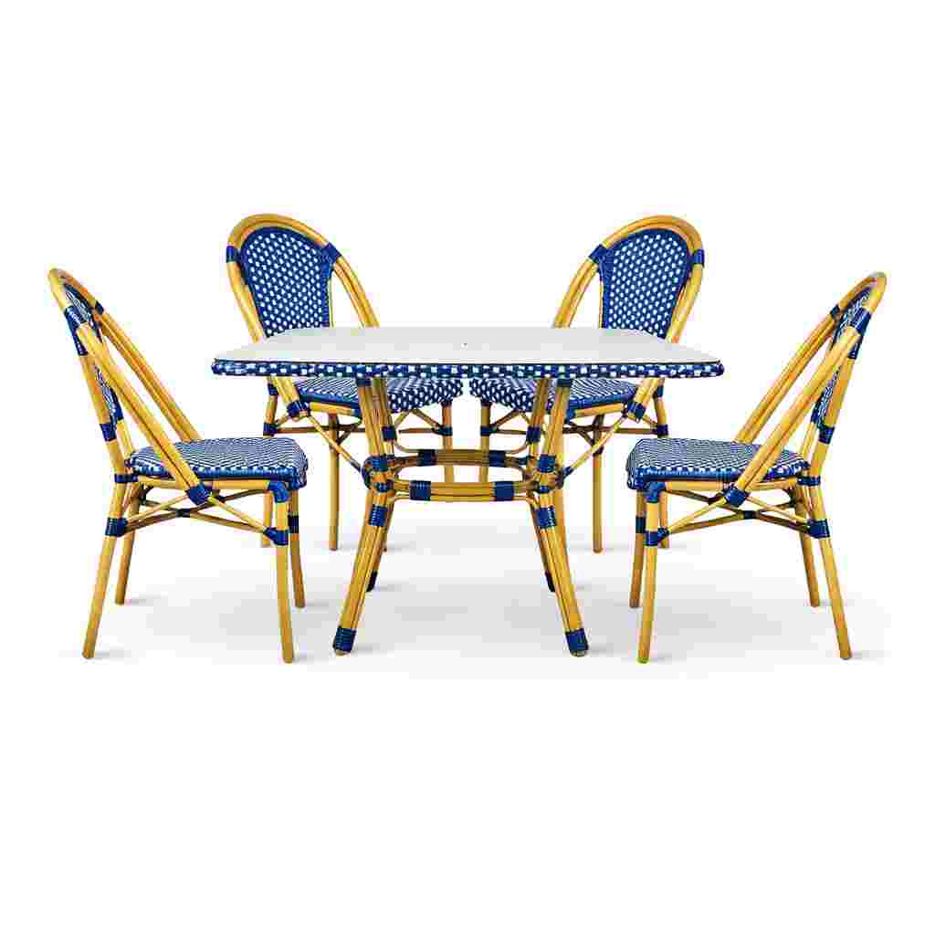 French Bistro Set Includes Table and 4 Chairs