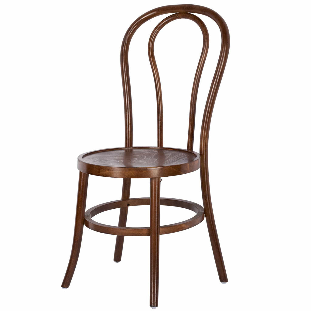 Scratch and Dent Fruitwood Heavy-Duty Wood Bentwood Chair