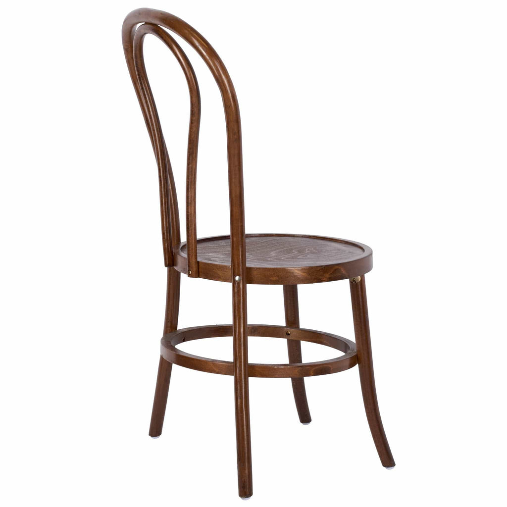 Scratch and Dent Fruitwood Heavy-Duty Wood Bentwood Chair
