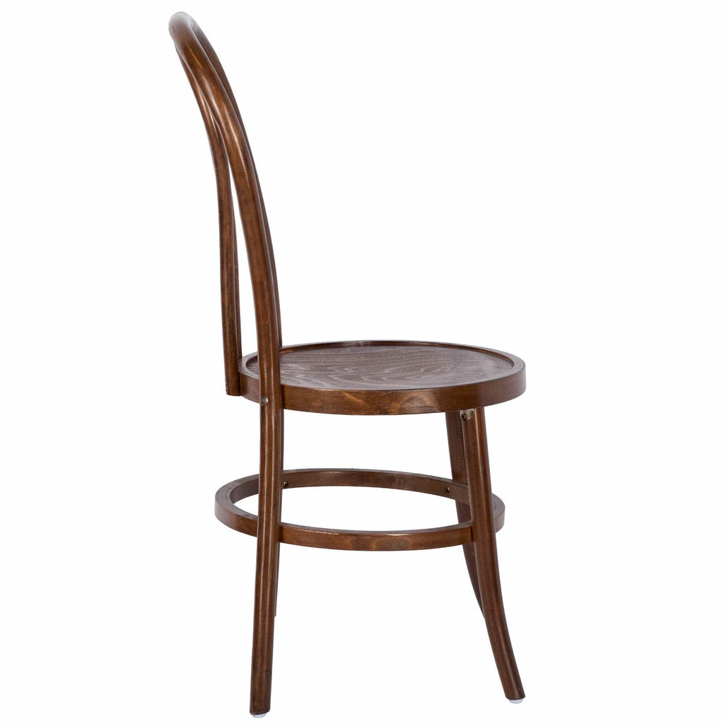 Scratch and Dent Fruitwood Heavy-Duty Wood Bentwood Chair