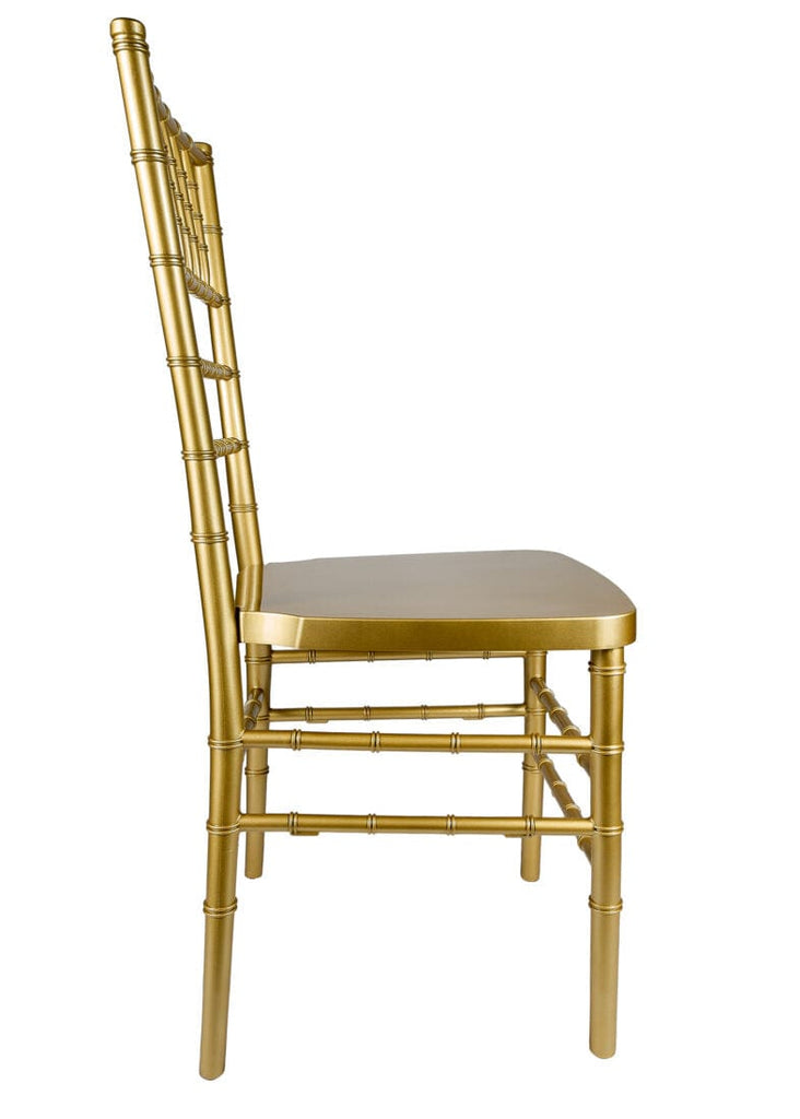 Classic Gold Resin Steel-Core Ballroom Chair