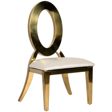 Kids Frame Stainless Steel O Chair with Vinyl Cushion