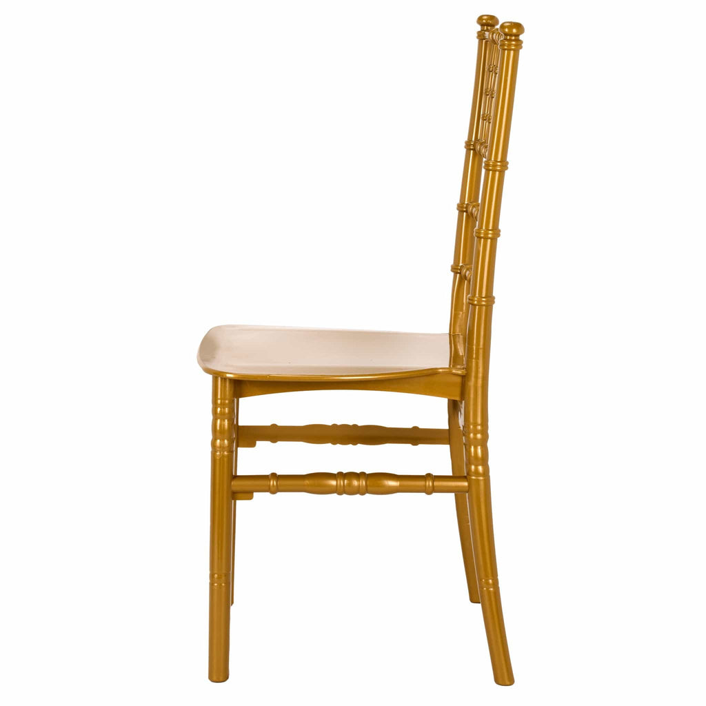 Gold Classic Resin Ballroom Chair