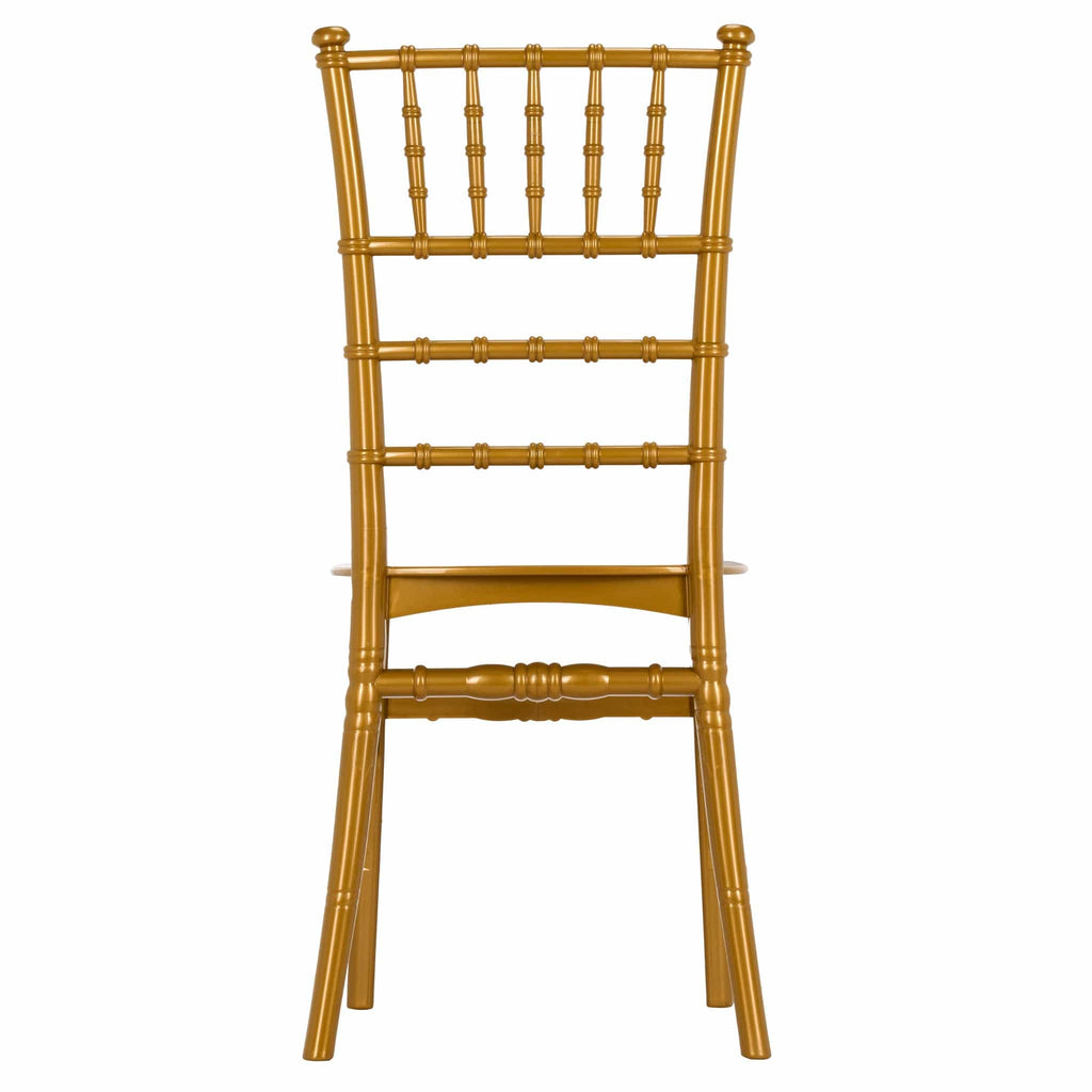 Gold Classic Resin Ballroom Chair