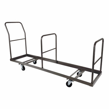 Extra Large Steel Folding Chair Cart for Poly Resin Bamboo and Wood Folding Chairs - up to 50 chairs