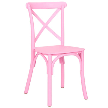 Kids Heavy-Duty Resin Cross Back Chair