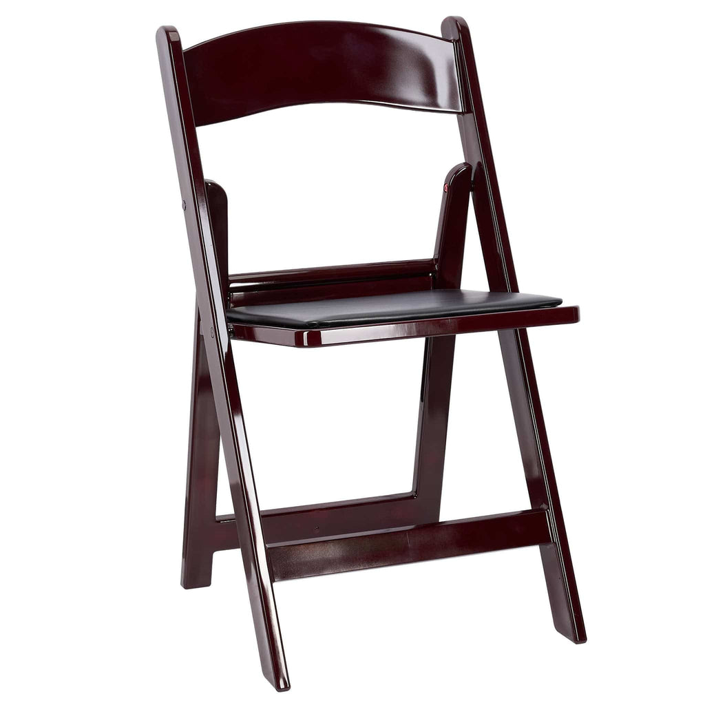 Heavy-Duty Resin Folding Chair with Cushion