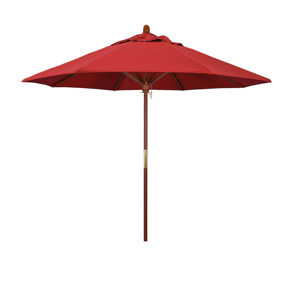 9' Hardwood Patio Umbrella, Olefin Canopy