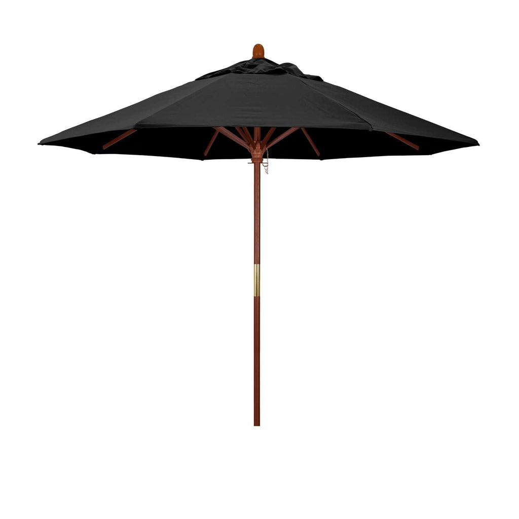 9' Hardwood Patio Umbrella, Olefin Canopy