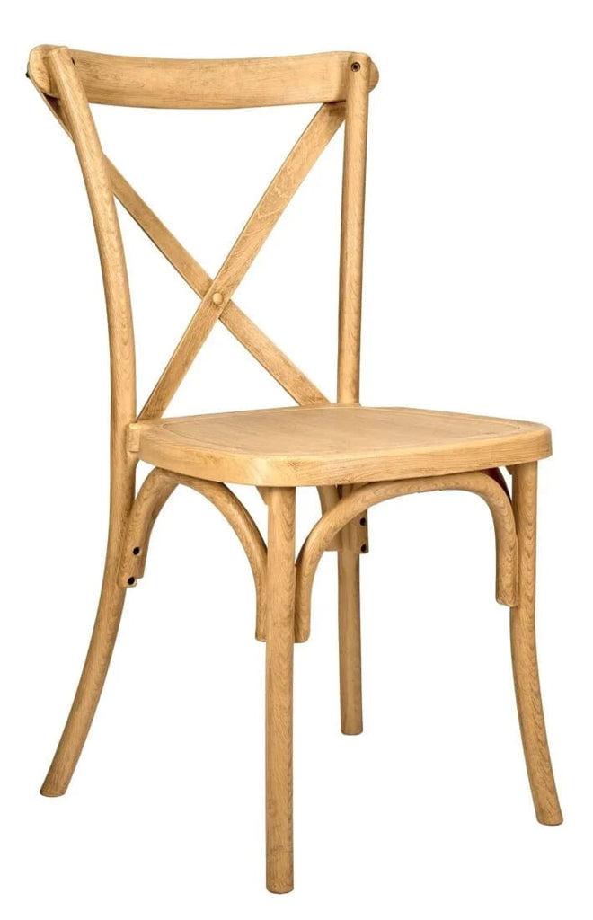 Heavy-Duty Resin Cross Back Chair