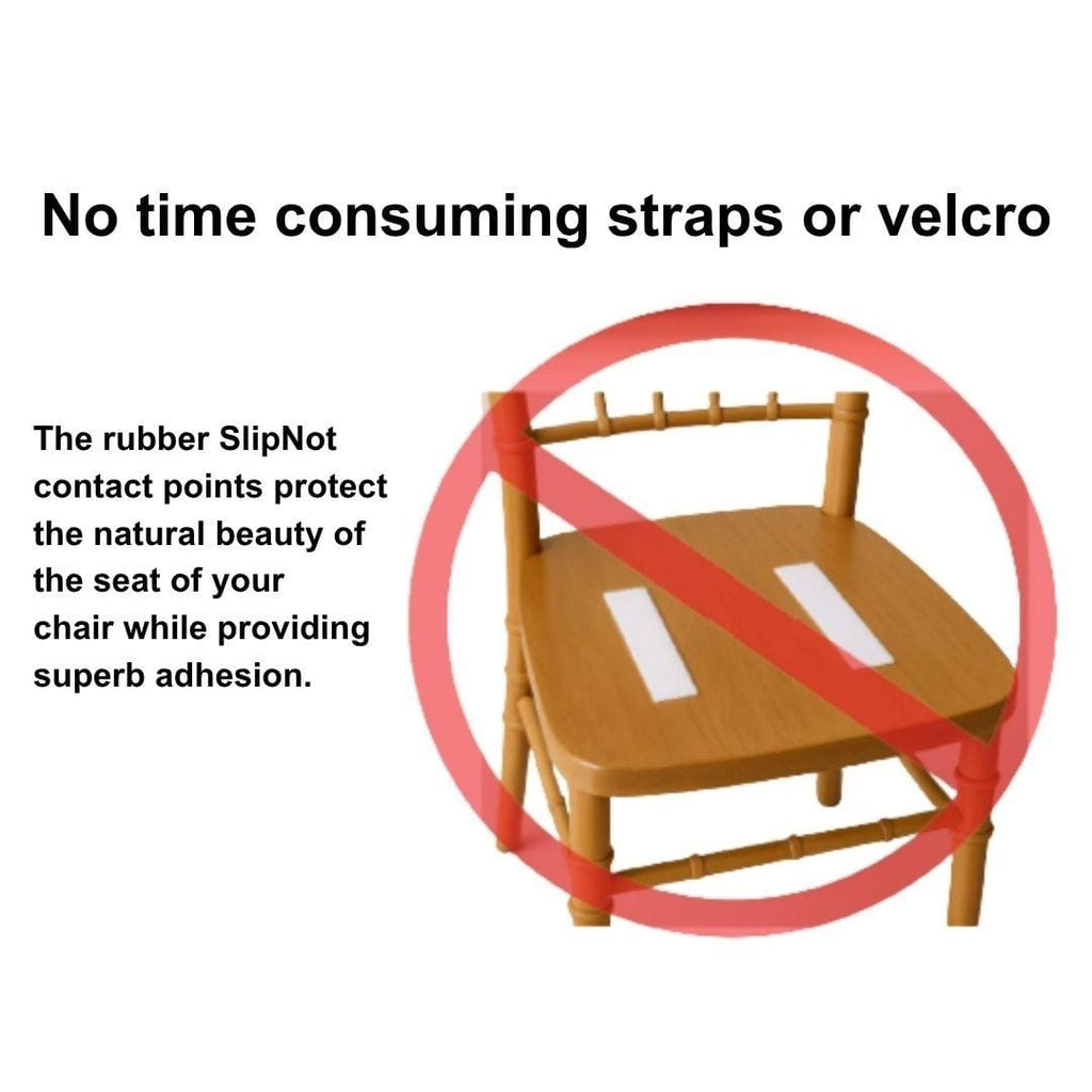 Natural Rattan Panel Back Seat Pad with Non-Slip Backing