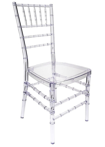 Clear Resin Crystal-Clear Ballroom Chair