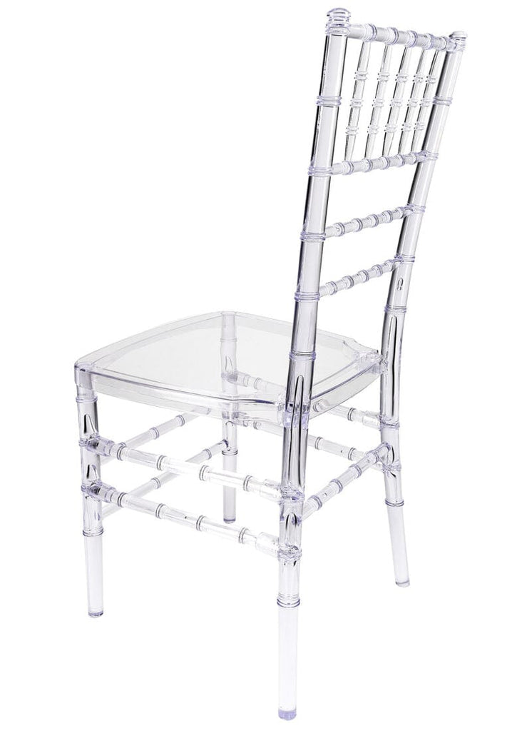 Clear Resin Crystal-Clear Ballroom Chair 4 Chair Bundle Some Assembly Required