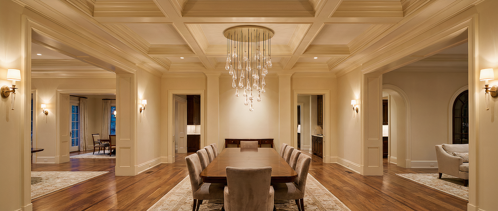 Inspired Rain Drop Style Chandelier – 47 Inch – Gold Finish