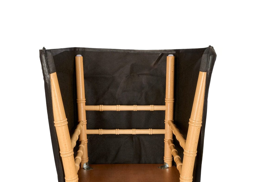 Cross Back Chair Protective Cover Black