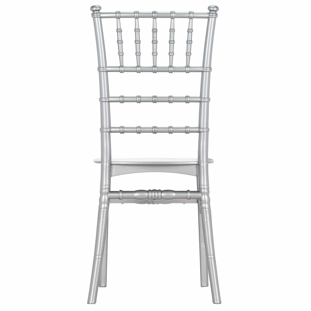 Silver Classic Resin Ballroom Chair