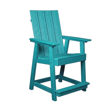 24" Aruba Blue Montrose Counter Chair