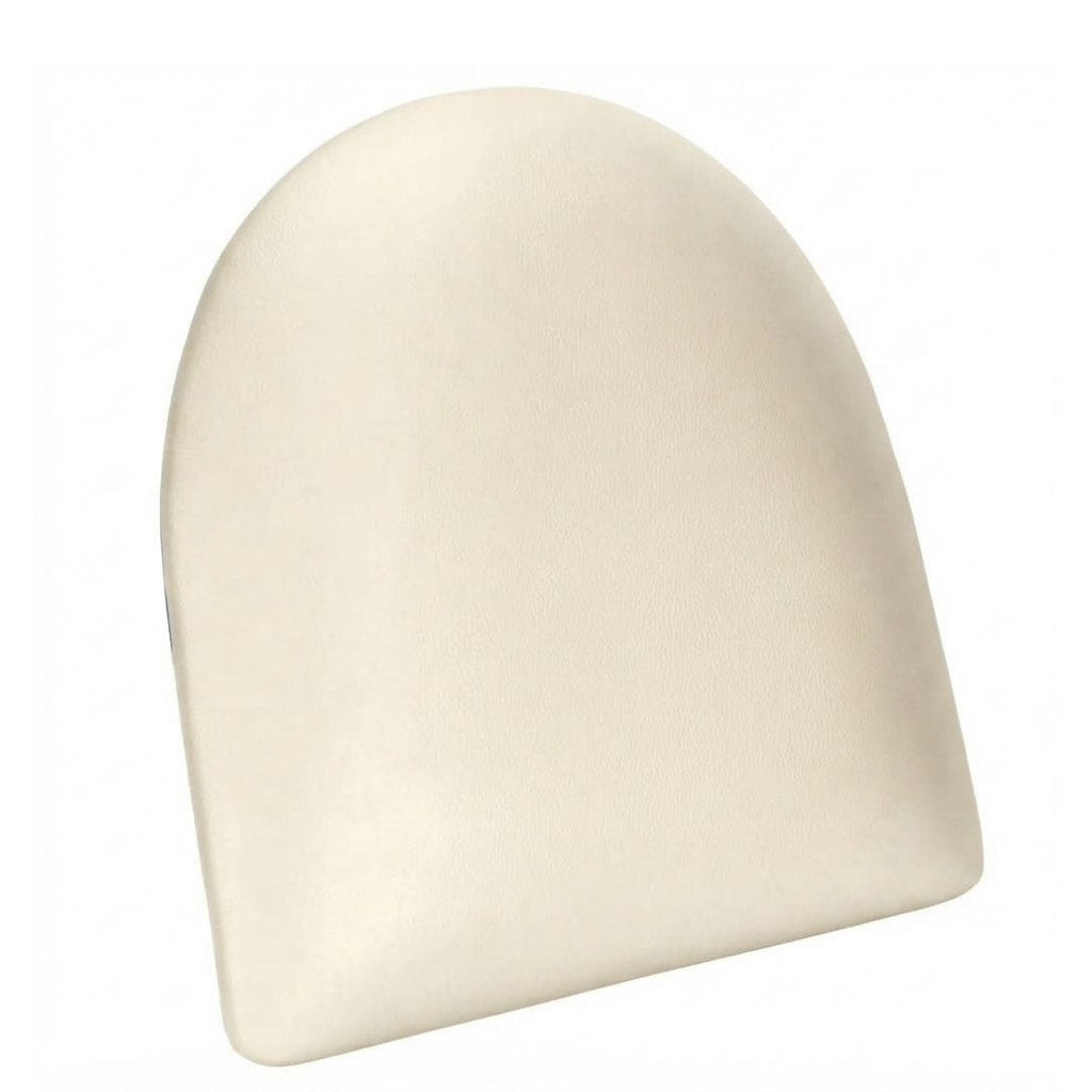 Black Ladder Back Restaurant Chair with Ivory Vinyl Seat