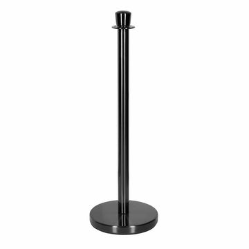 Polished Stanchion, Includes Weighted Base, Base Cover and Pole with Crown