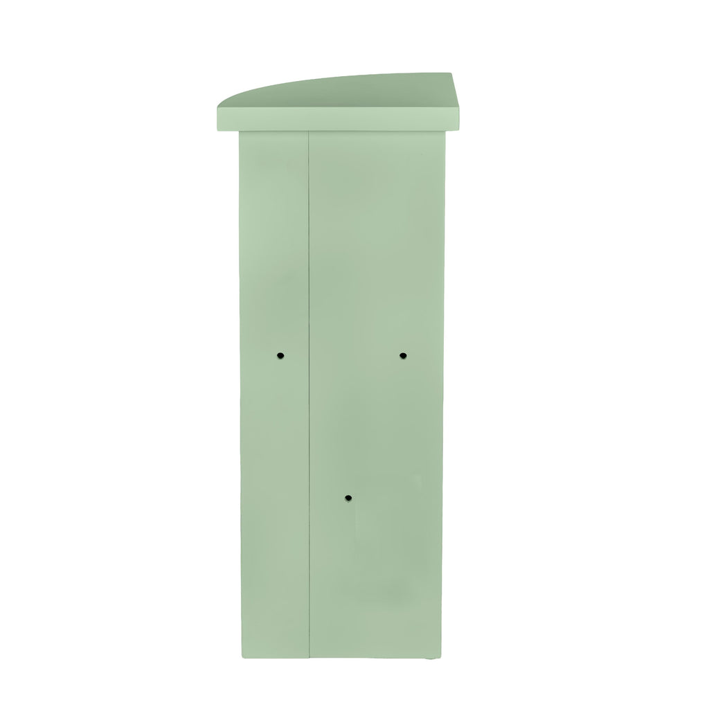 Sage Green 12" x 12" x 34" Portable Rounded Stage Facade Post