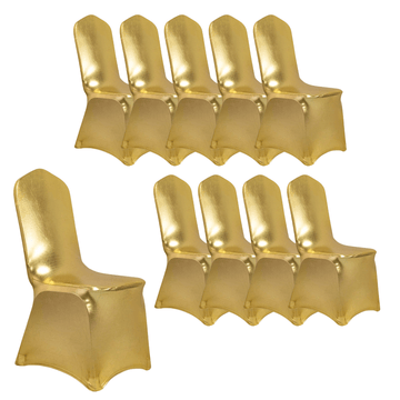 10-Pack Metallic Spandex Chair Cover 250gsm
