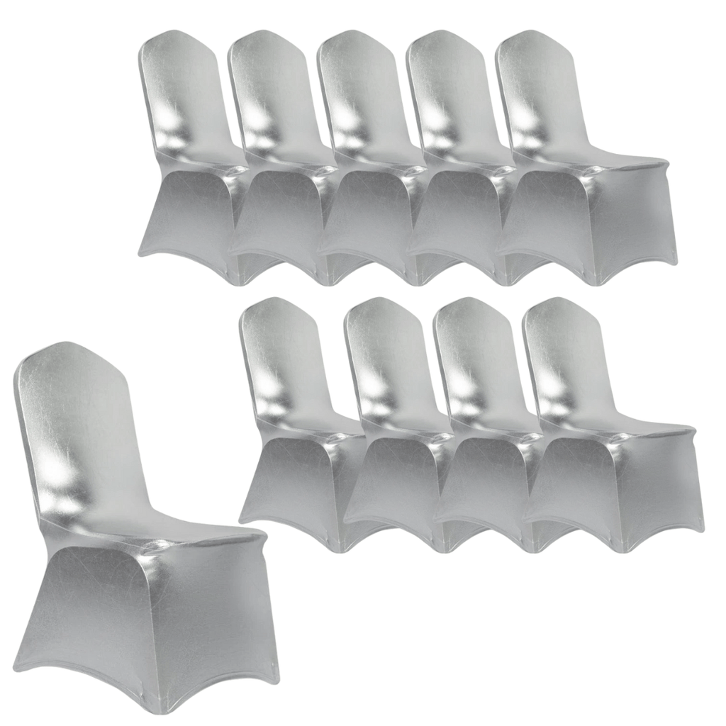 10-Pack Metallic Spandex Chair Cover 250gsm