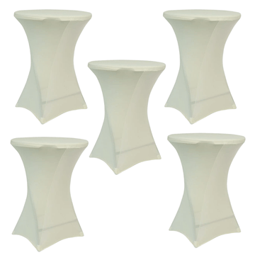 5-Pack Spandex Cocktail Table Cover 250GSM 30/32"