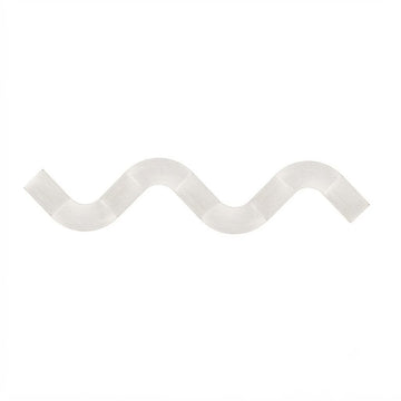 Elongated Serpentine Farm Table Kit - Seats 42 - Includes 4 White Distressed Serpentine Tables and 5 Rectangle Tables