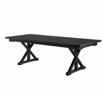 96" x 40" (8 Foot) Rectangle X Leg Wood Farm Table