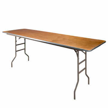 Counter Height Buffet Folding Table with Steel-Core