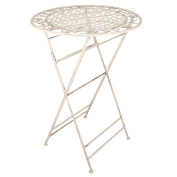 32" Antique White Barcelona Bistro Cocktail Table